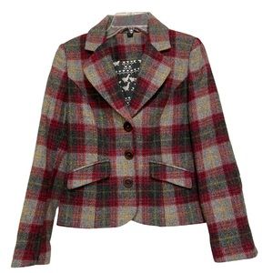 Boden Wool British Tweed Blazer UK Size 10